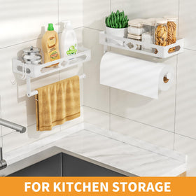 GAGUIUP rustproof matte white finish resists wear while matching modern decor.