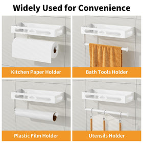 GAGUIUP two removable hooks add extra hanging options for utensils.