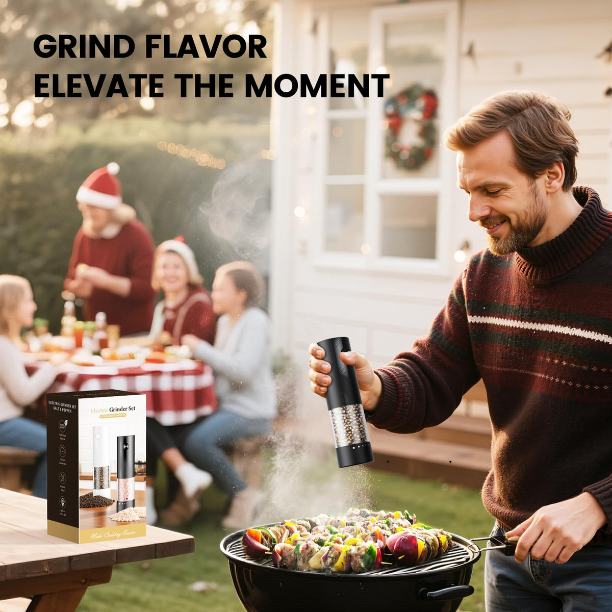 Gaivis electric grinders set makes a practical gift for home cooks.