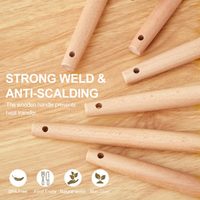Gaixvny whisk blends ingredients smoothly with comfortable grip.