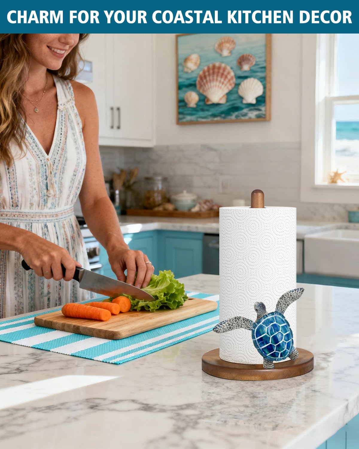 GAJ giftable sea turtle decor for fans of coastal home style.