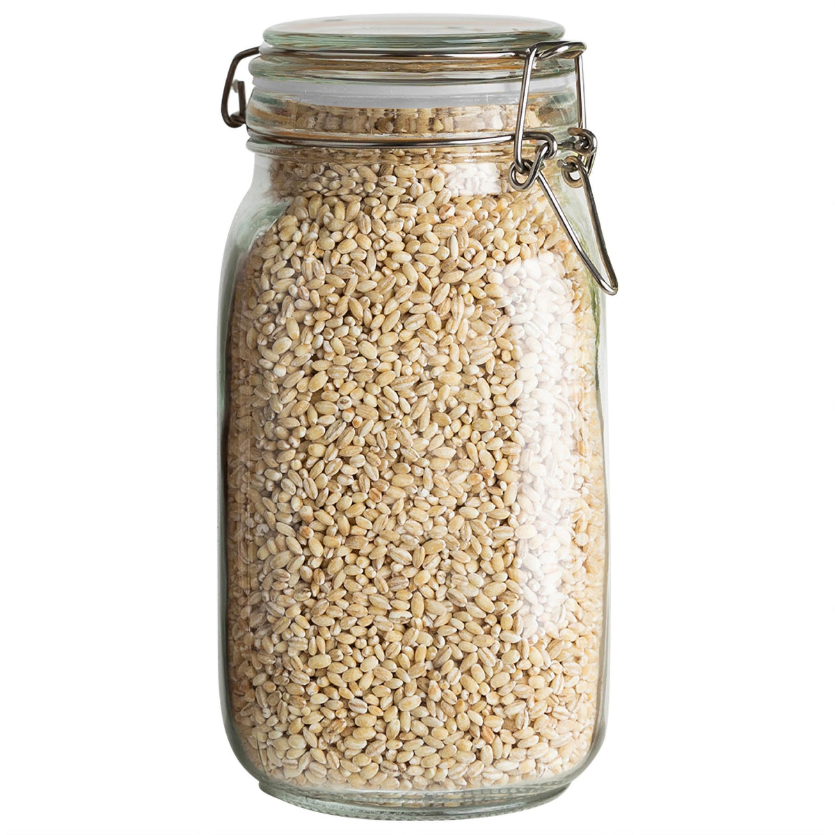Galashield 50 oz glass jar with airtight lid for fresh pantry storage.
