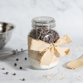 Galashield kitchen storage canister helps organize dry ingredients neatly.