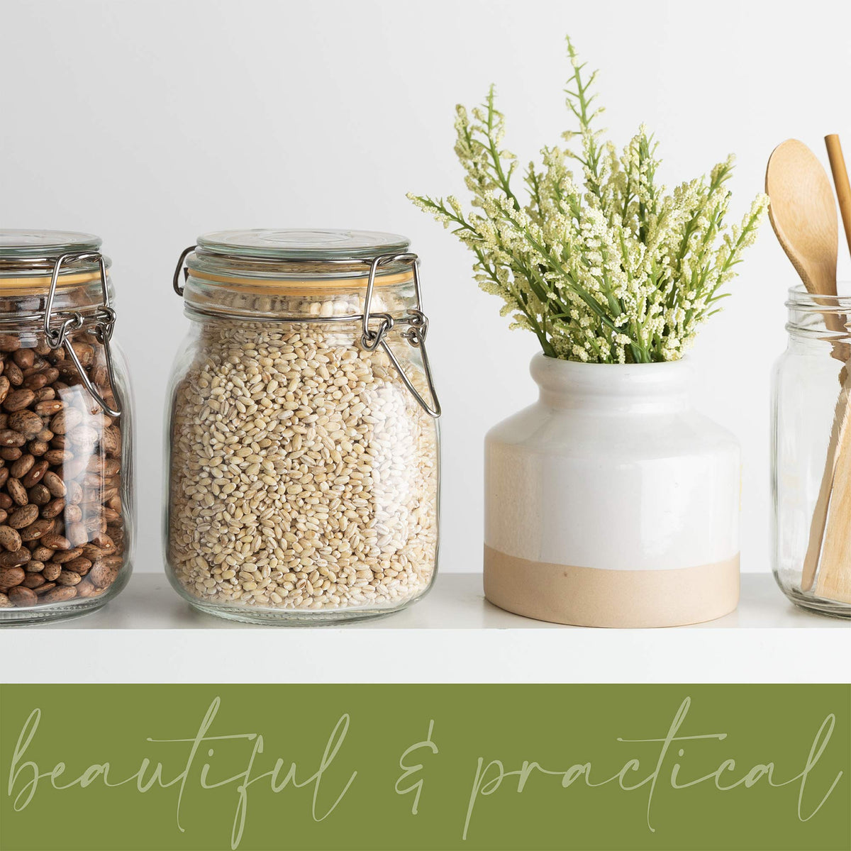 Galashield ideal for batch-prepping spices, grains, and pantry staples.