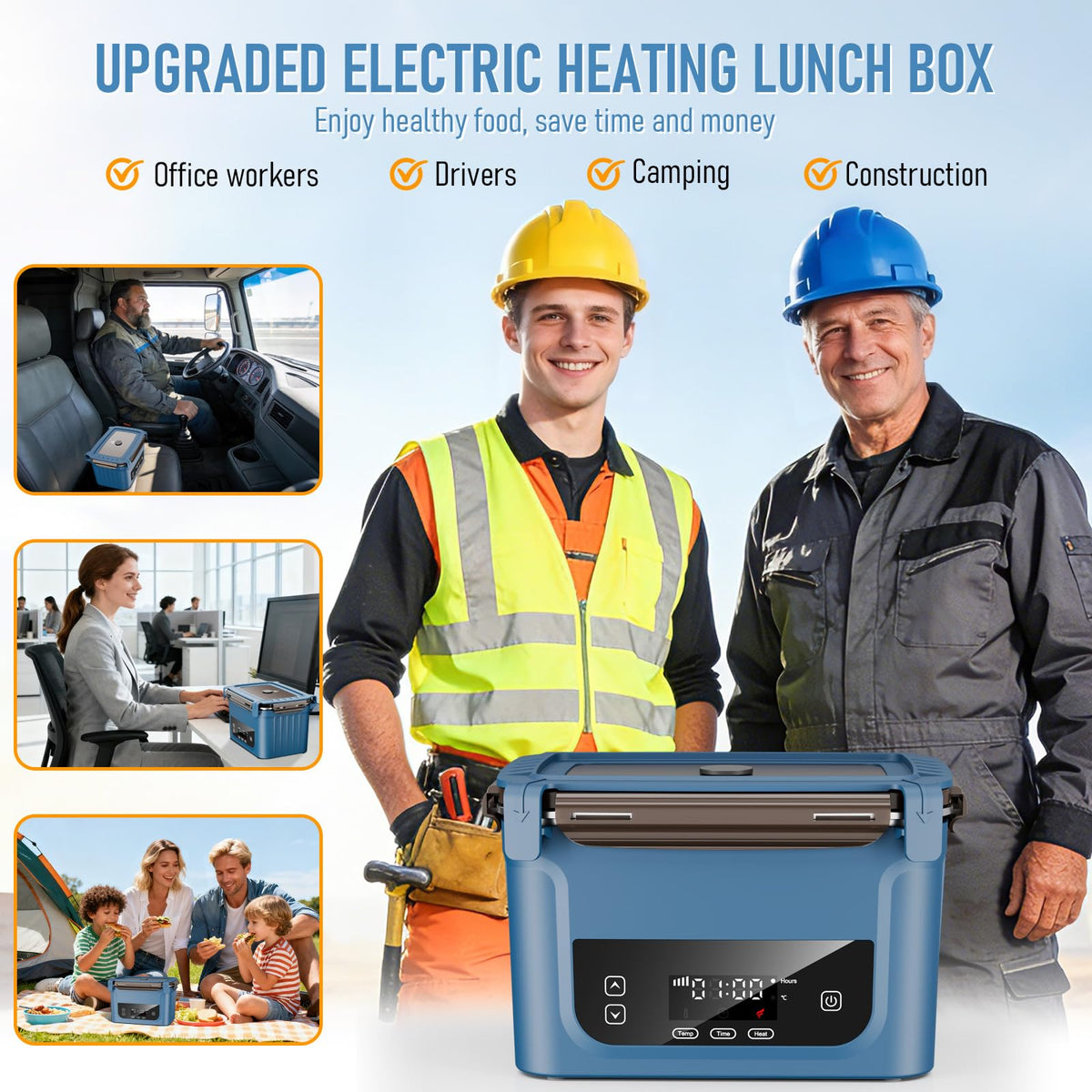 GALOKEO simple pre-set heating timer design for convenient warming.