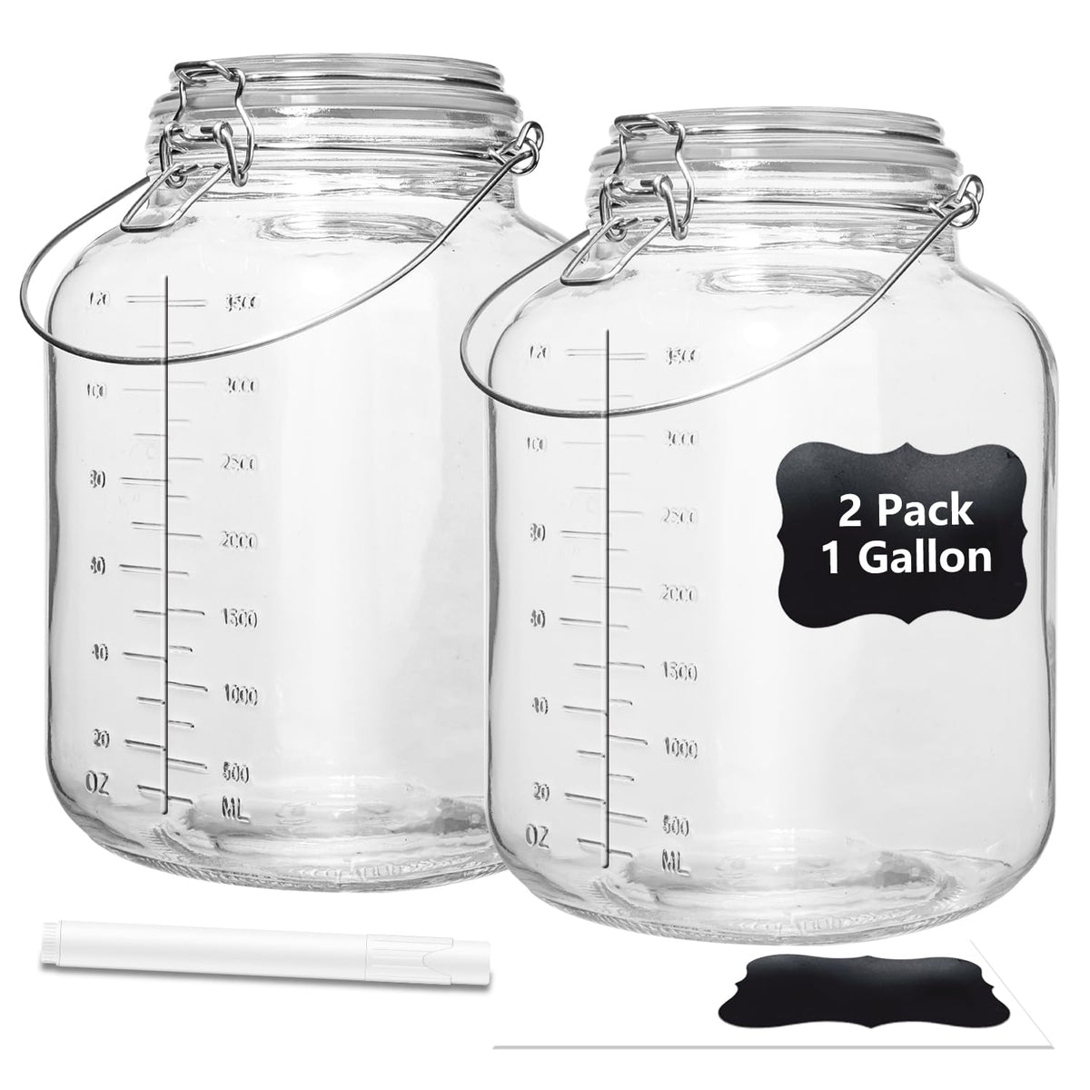 Galssmagic 1-gallon wide-mouth jar showing bulk storage capacity and easy access