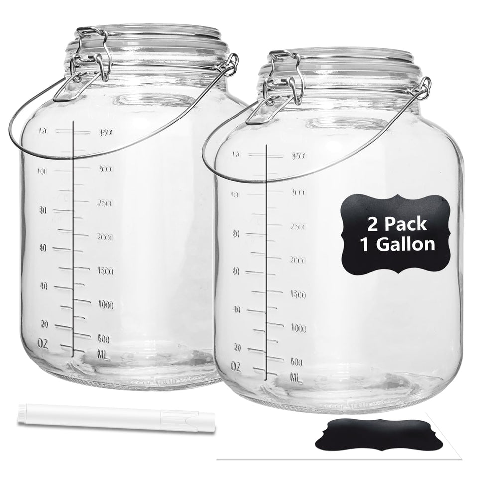Galssmagic 1-gallon wide-mouth jar showing bulk storage capacity and easy access