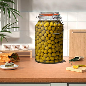 Galssmagic pack of 2 jars provides versatile, reusable storage for kitchen needs.