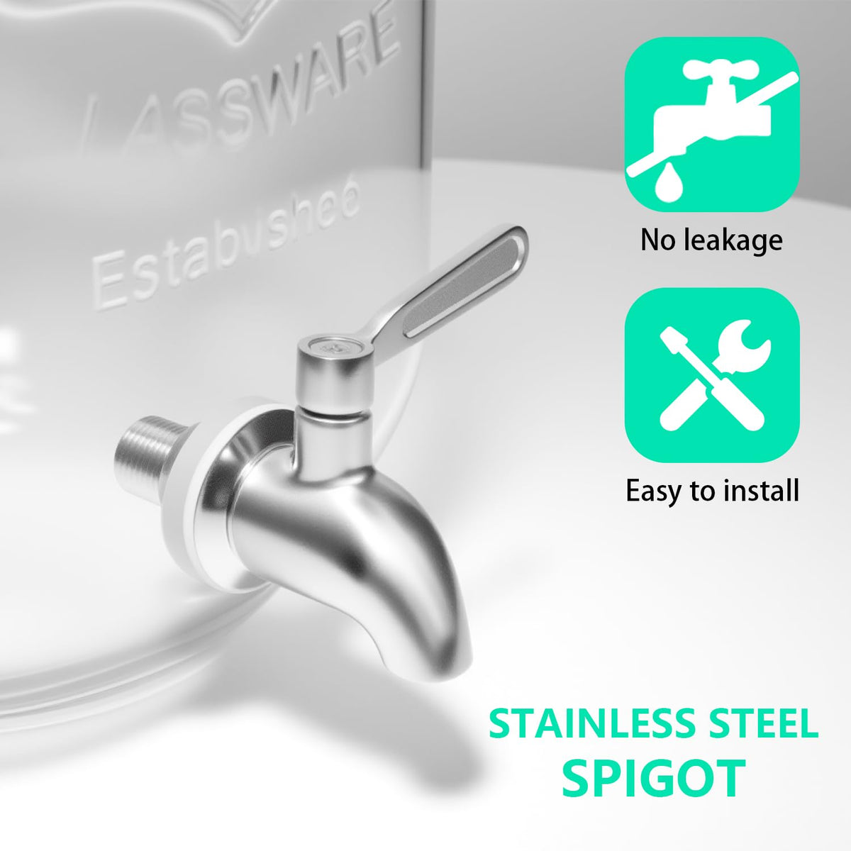 Galssmagic two pack glass dispensers ready for entertaining guests