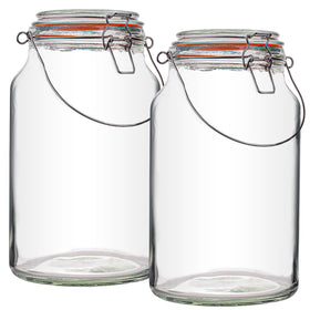 Galssmagic wide-mouth mason jar for easy filling, cleaning, and access to preserves.