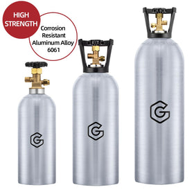 Gancowise preinstalled valve enables quick regulator hookup.