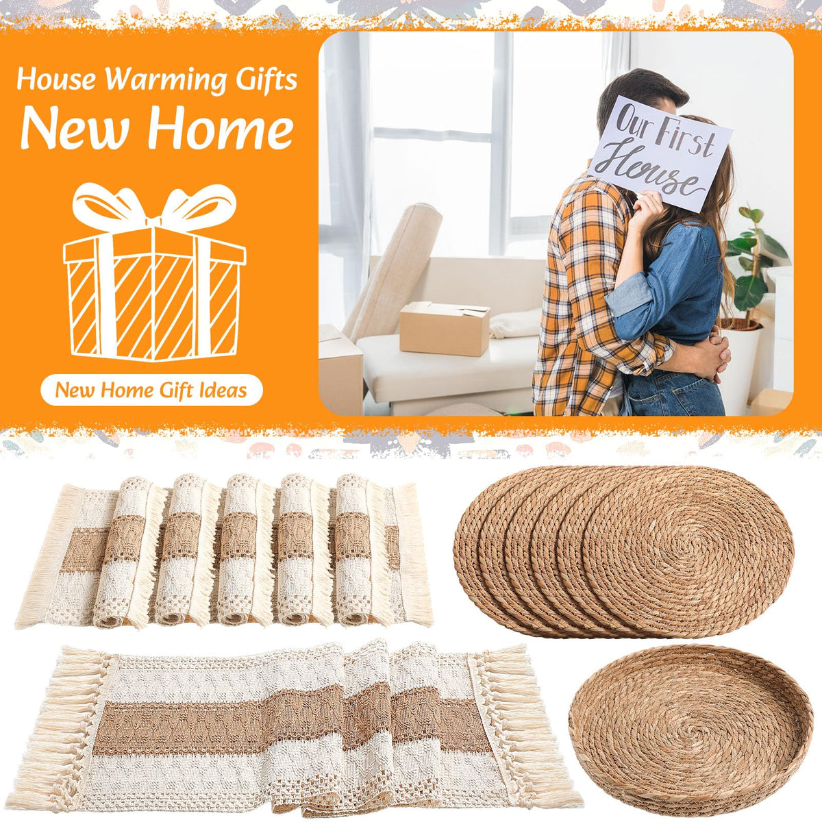 Gandeer boho dining decor suitable for indoor and outdoor use.
