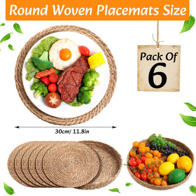 Gandeer rectangular boho placemats add rustic style and practical spill resistance.