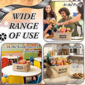 Gandeer versatile snack basket suits parties, game nights, and movie marathons.