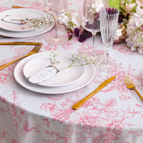 Ganeen easy-clean tablecloth ideal for parties and family gatherings