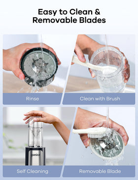 Ganiza stainless steel blades deliver smooth, consistent blends