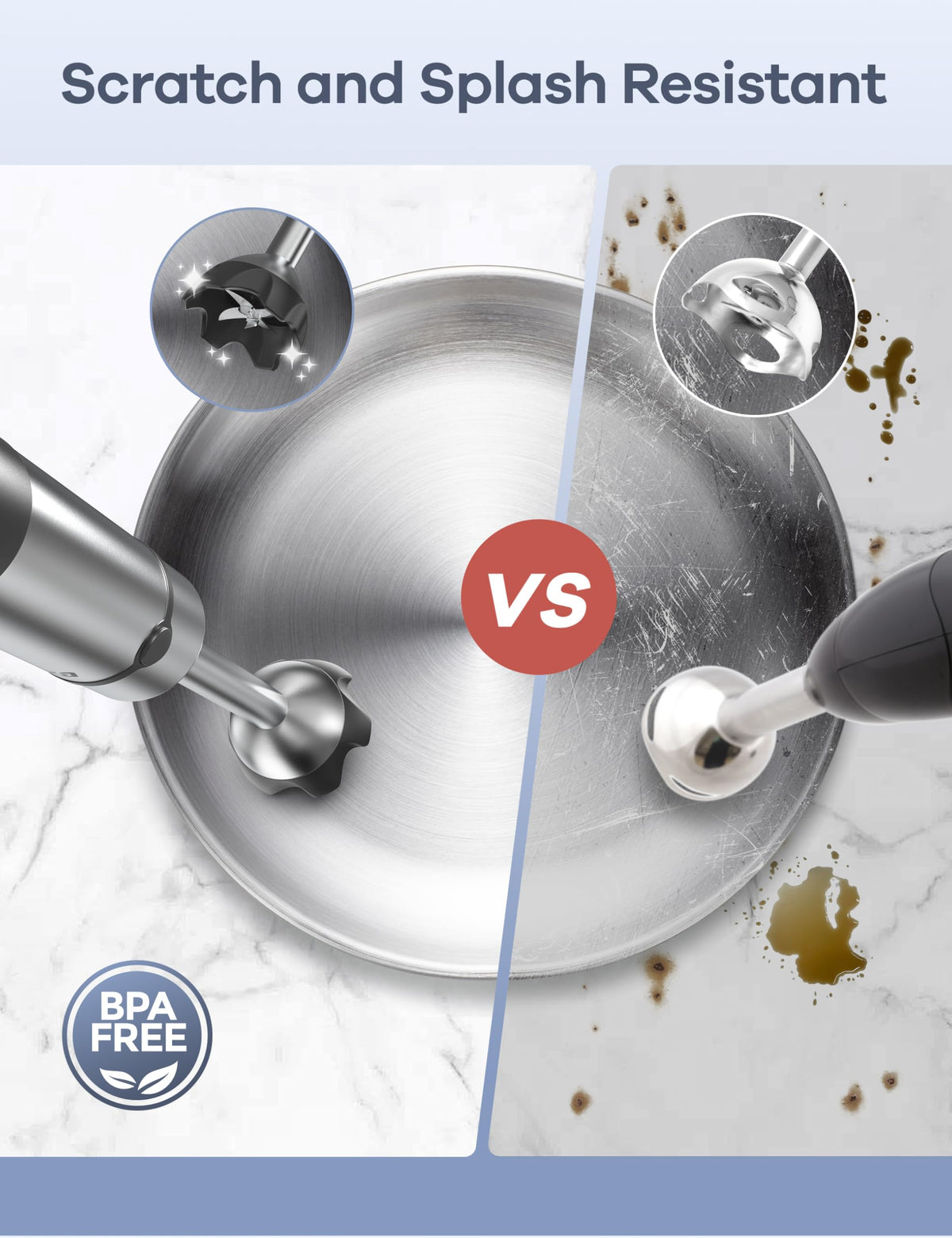 Ganiza 800ml beaker features clear measurements for accurate mixing.