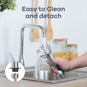 Ganiza ergonomic design for comfortable, extended use in the kitchen.