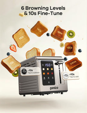 Ganiza Smart Toaster compact design fits small kitchens