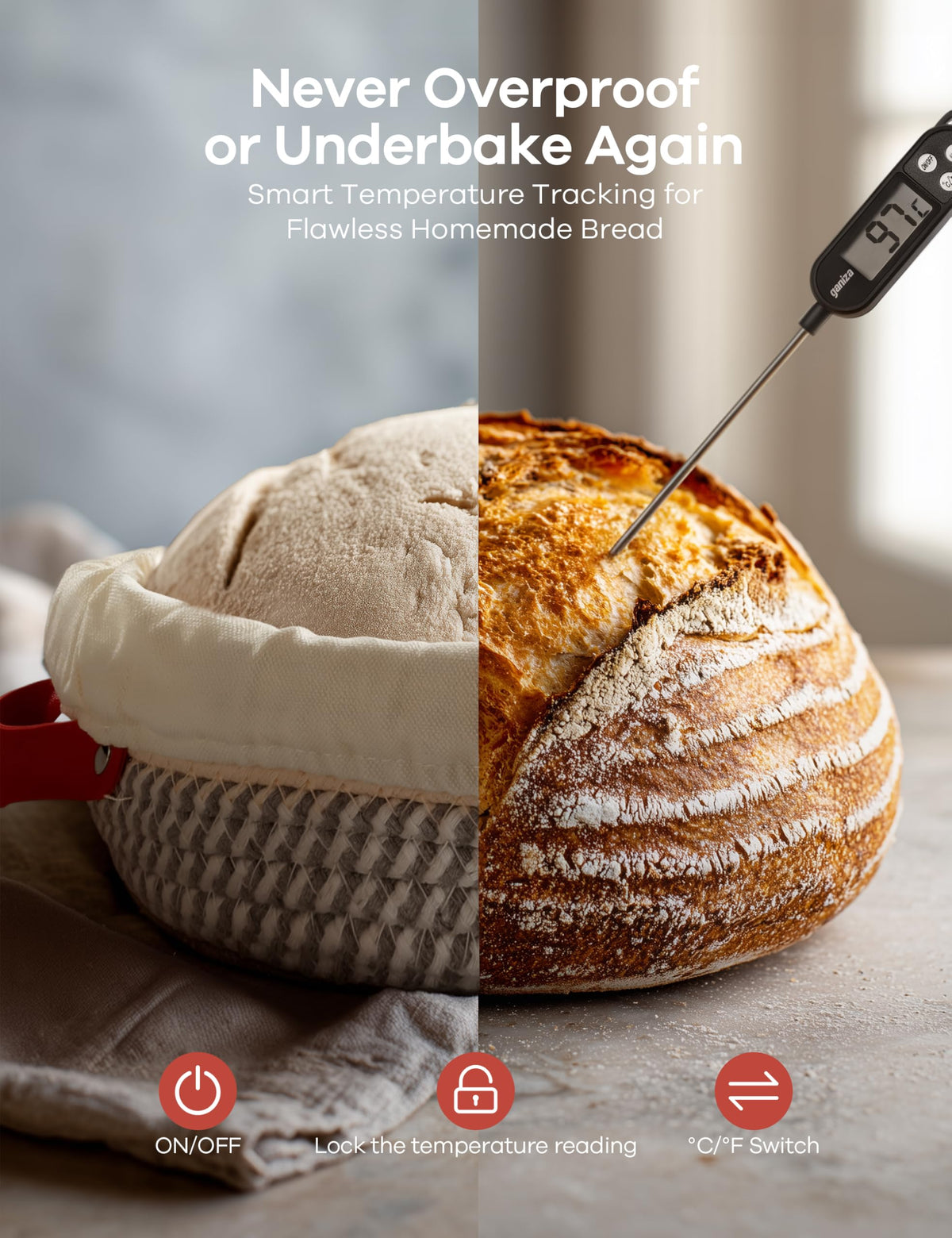 Ganiza Sourdough Starter Kit covers aid proper proofing in any kitchen.