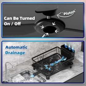 GAOKASE dish drying rack easy to assemble without tools