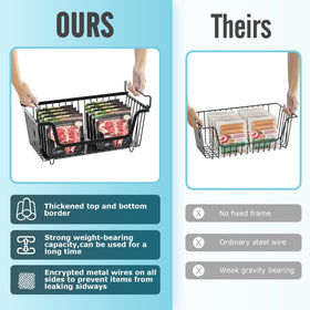 GAOKASE upgraded wire basket with strong support
