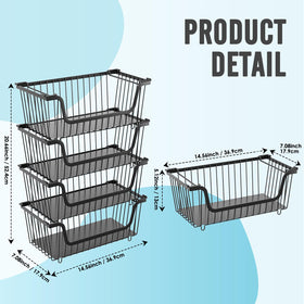 GAOKASE ventilated mesh produce basket keeps fruits fresh