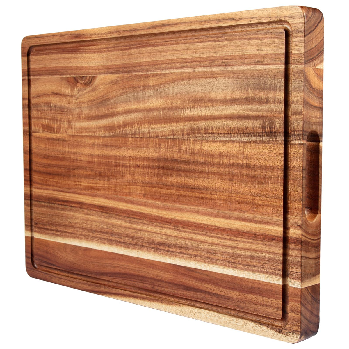 GAOMON acacia cutting board with a 20-inch surface for spacious prep.