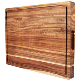GAOMON acacia cutting board with a 20-inch surface for spacious prep.