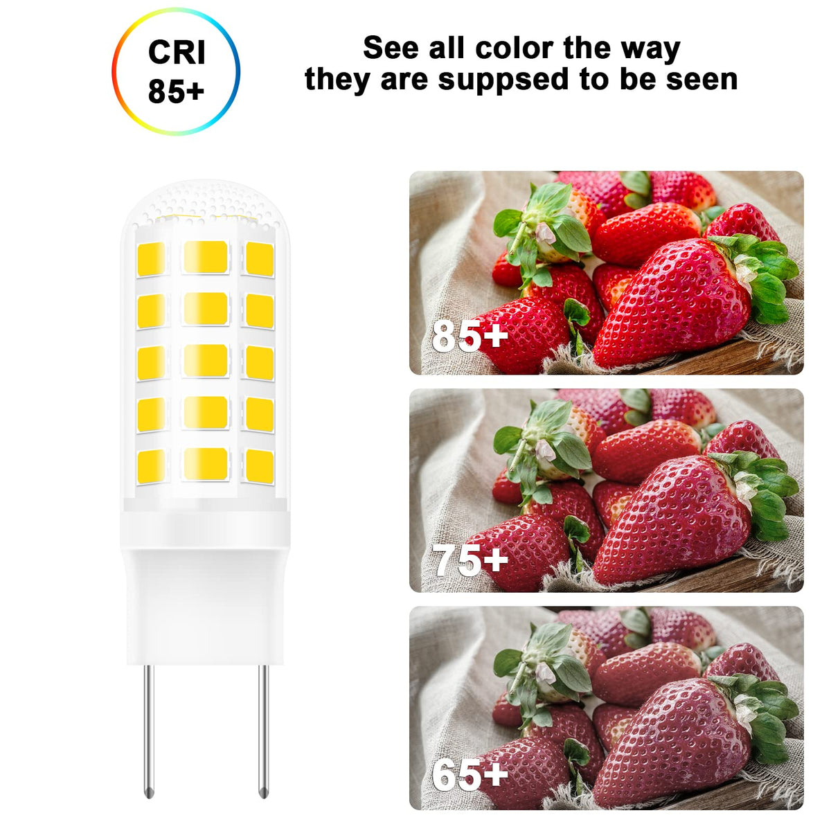 Gaormii 5W 500LM warm white 3000K for cozy kitchen lighting