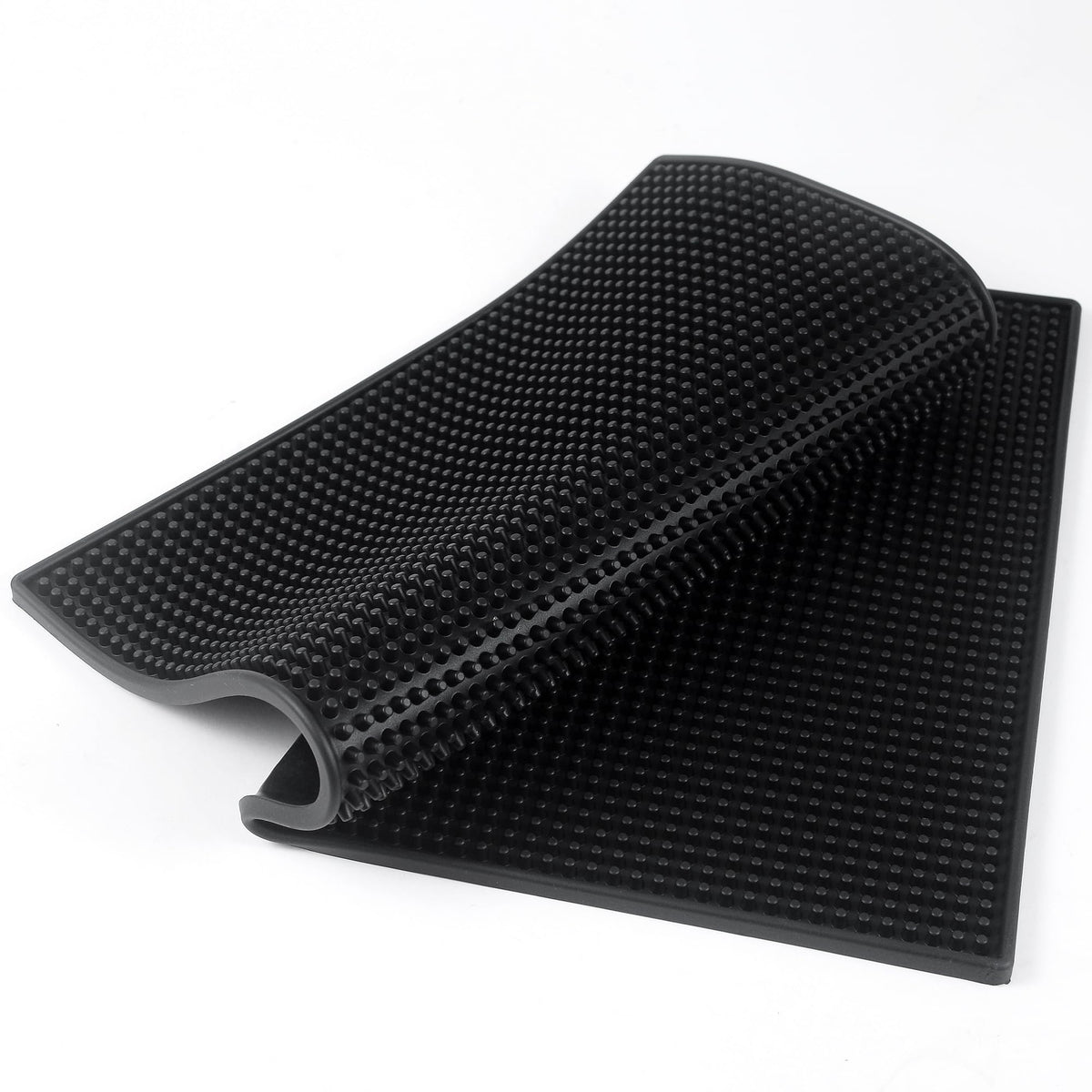 Garandad classic black bar mat fits various home bars and countertops.
