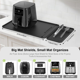 Garolue heat resistant mat withstands up to 450°F for busy kitchens
