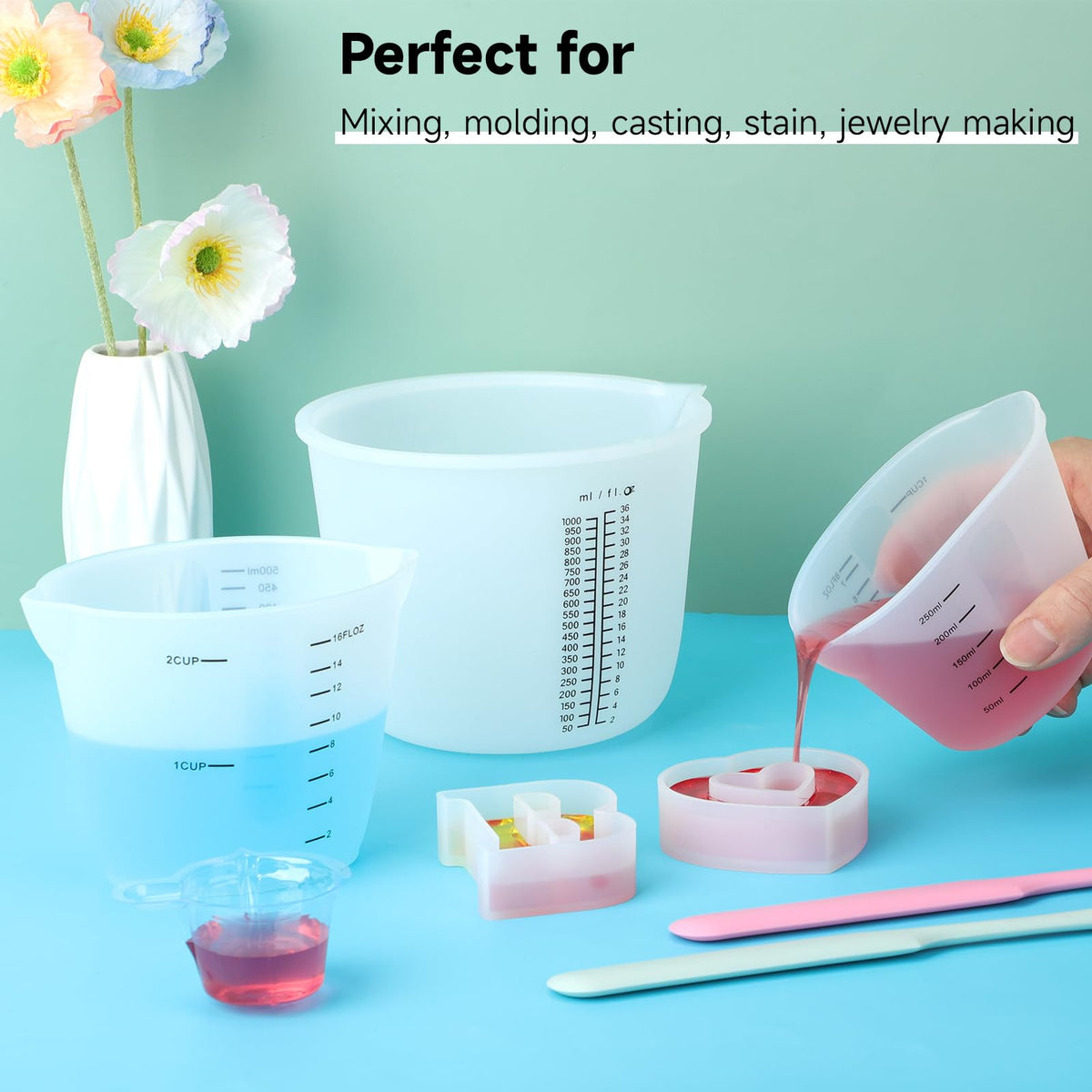 Gartful versatile set supports epoxy, paint, and crafts.