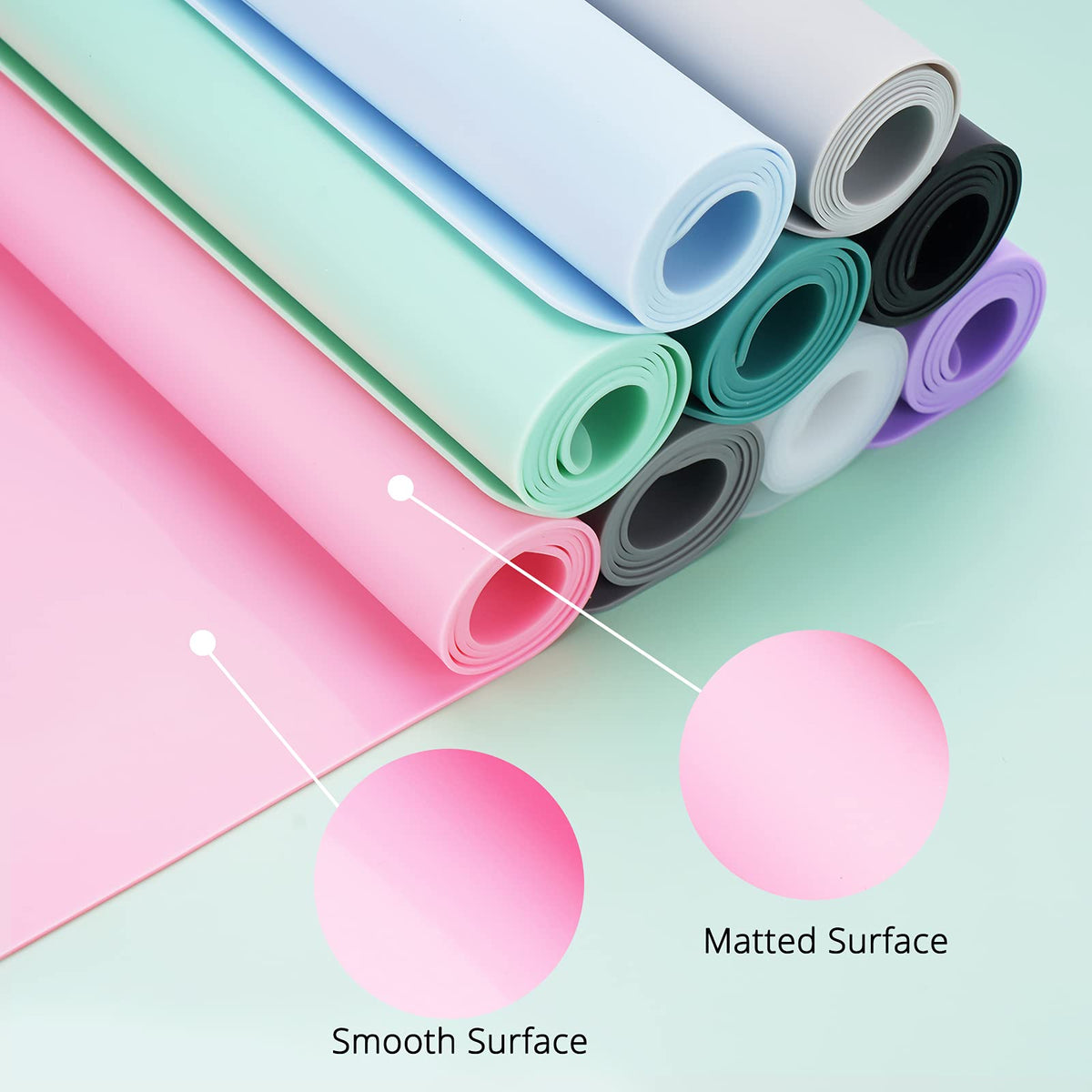Gartful durable, reusable silicone countertop pad protects surfaces.