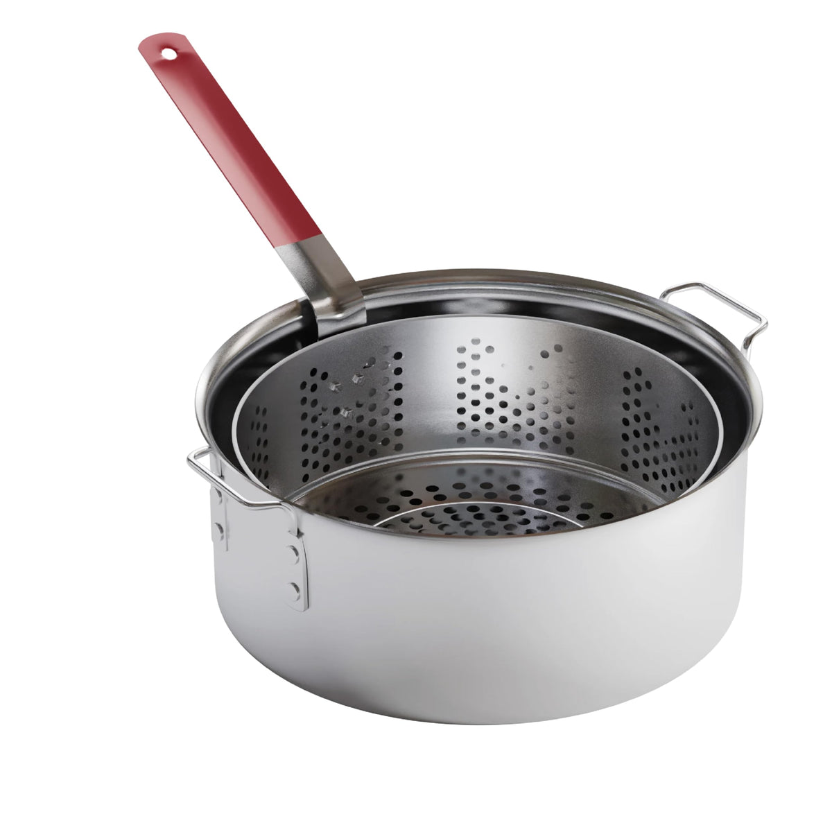 Gas One 10QT deep fry pot with basket for crispy results in home and outdoors