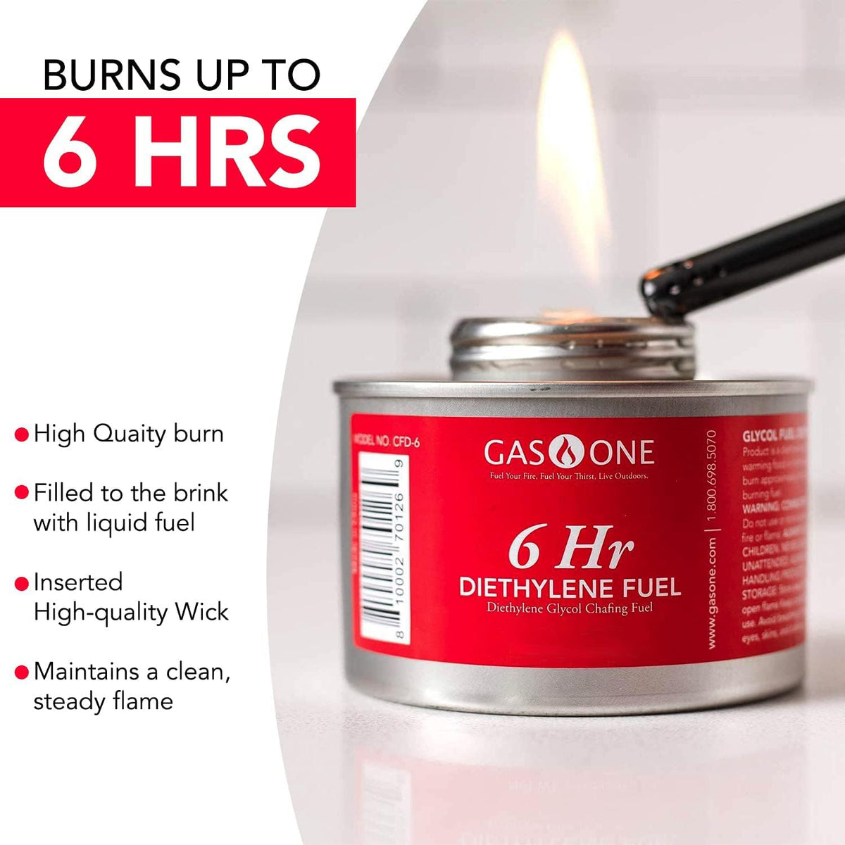 Gas One lid opener included in the chafing fuel pack.