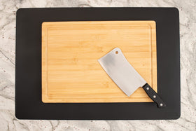 GASARÉ large 25x17 inch mats cover wide counter areas.