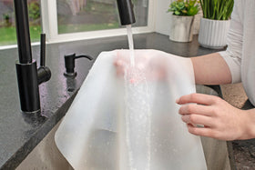 Gasare roll-flat storage packaging for easy kitchen storage