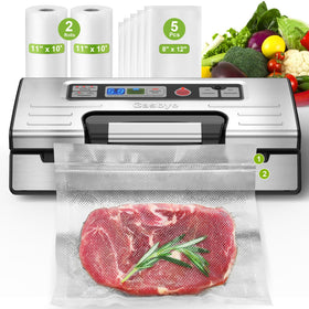 Gasbye 95kPa vacuum sealer with strong suction for tight, reliable seals.