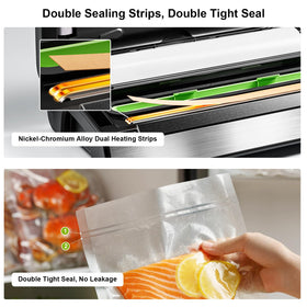 Gasbye built-in bag storage and cutter streamlines prep and reduces waste.