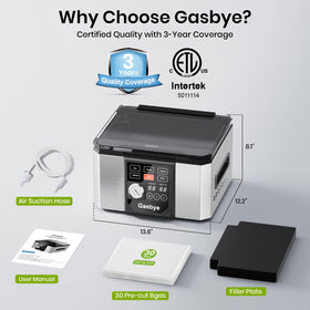 Gasbye chamber handles liquids without leaks thanks to chamber design.