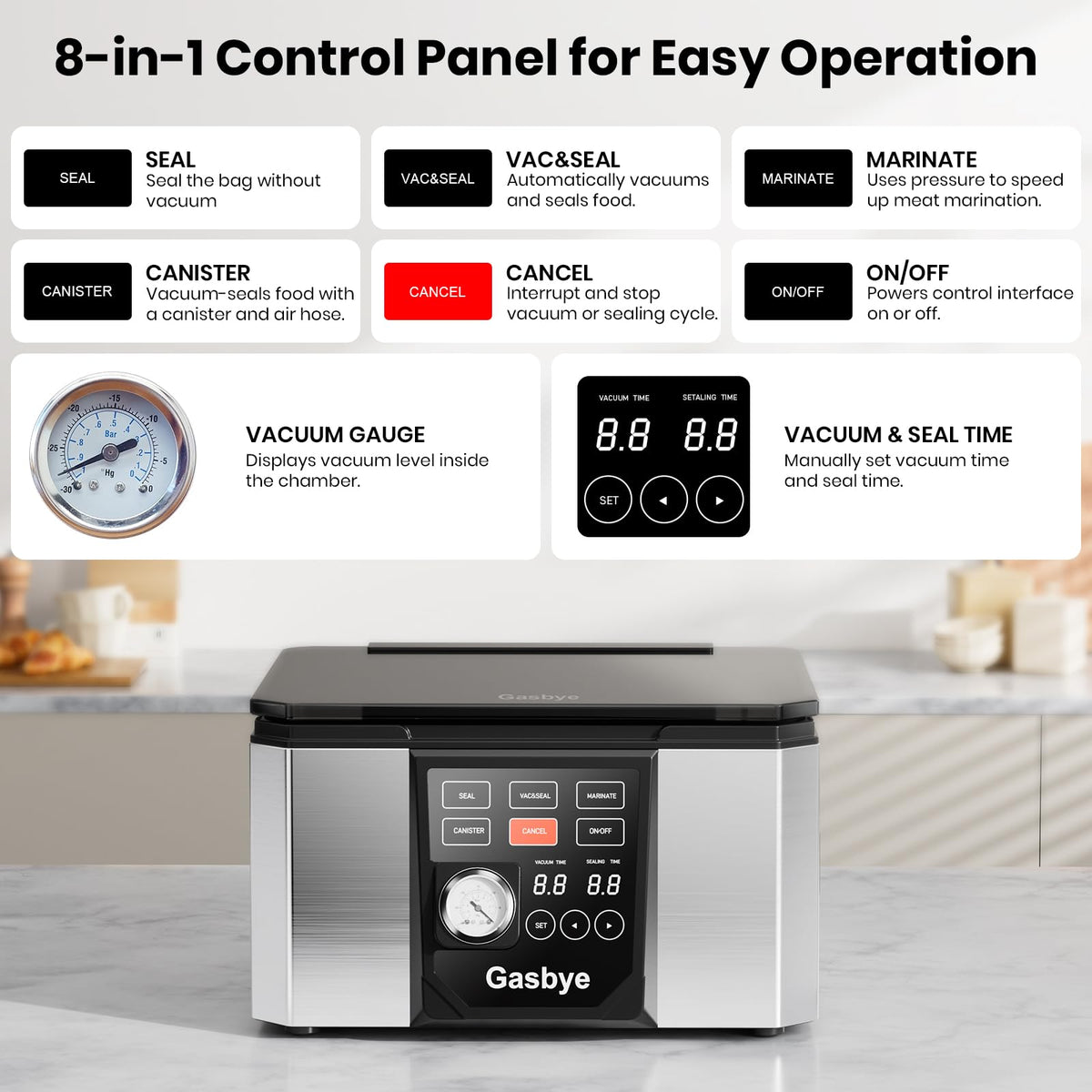 Gasbye 3-year quality coverage and responsive support for peace of mind.