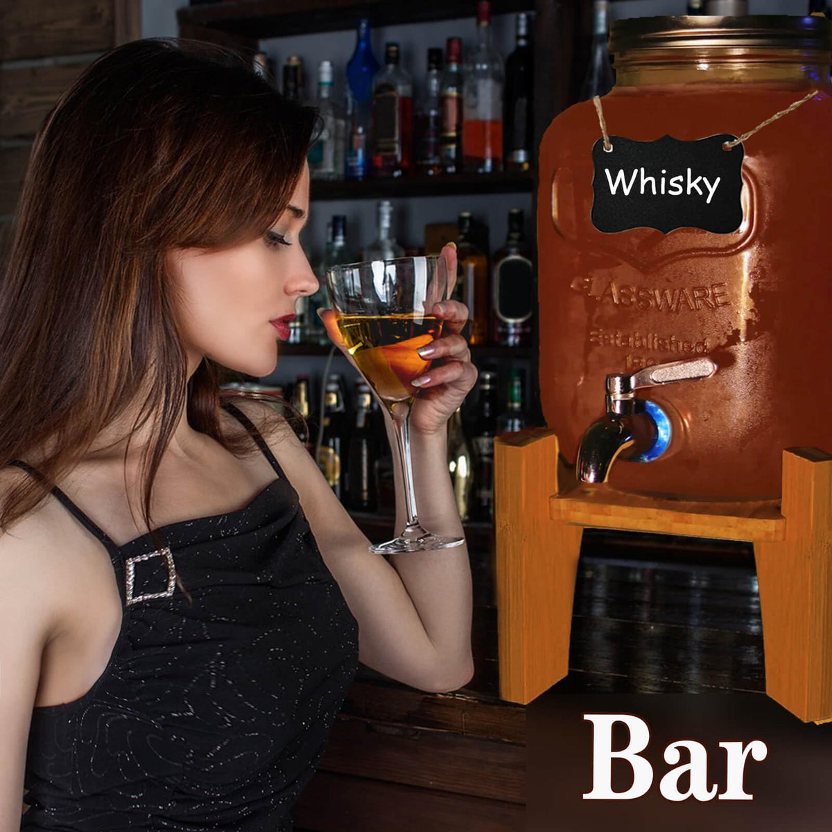 Gasgimos leakproof stainless steel spigot ensures controlled pouring.