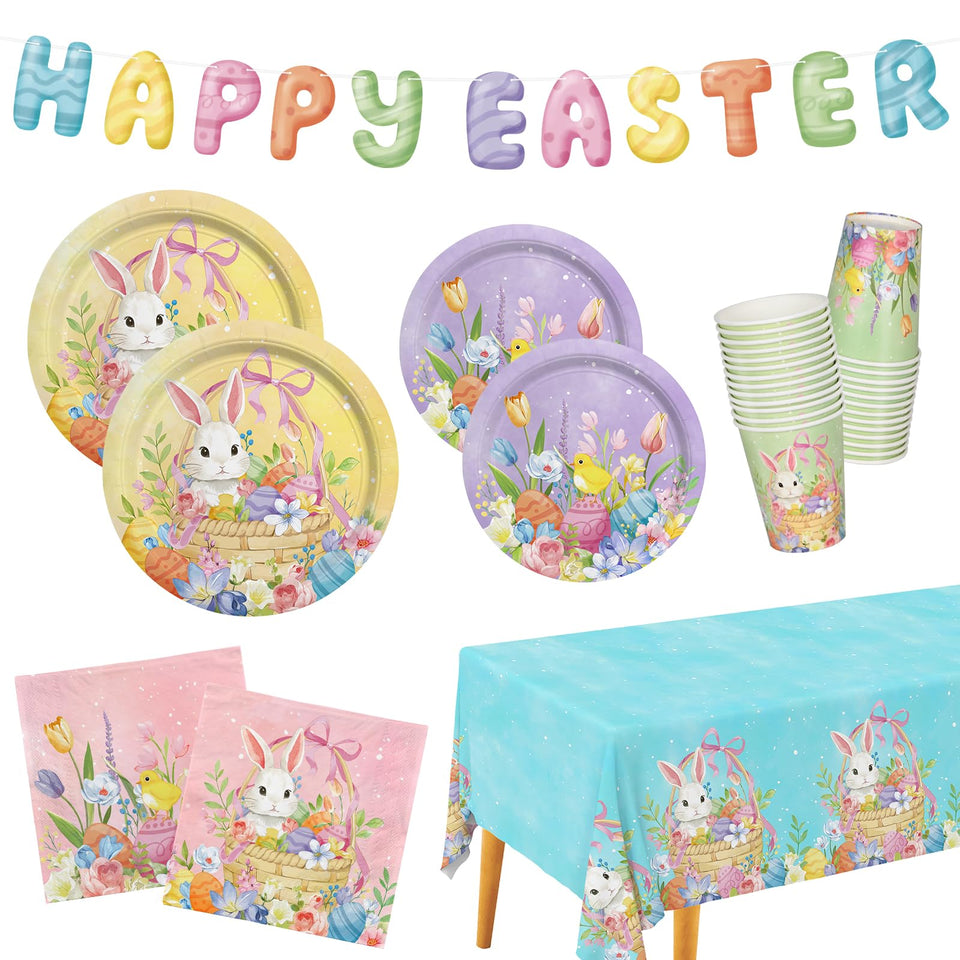 Gatherfun Happy Easter banner brightens spring decor for celebrations.