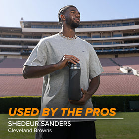 Gatorade Overtime 32oz bottle exterior stays dry in use