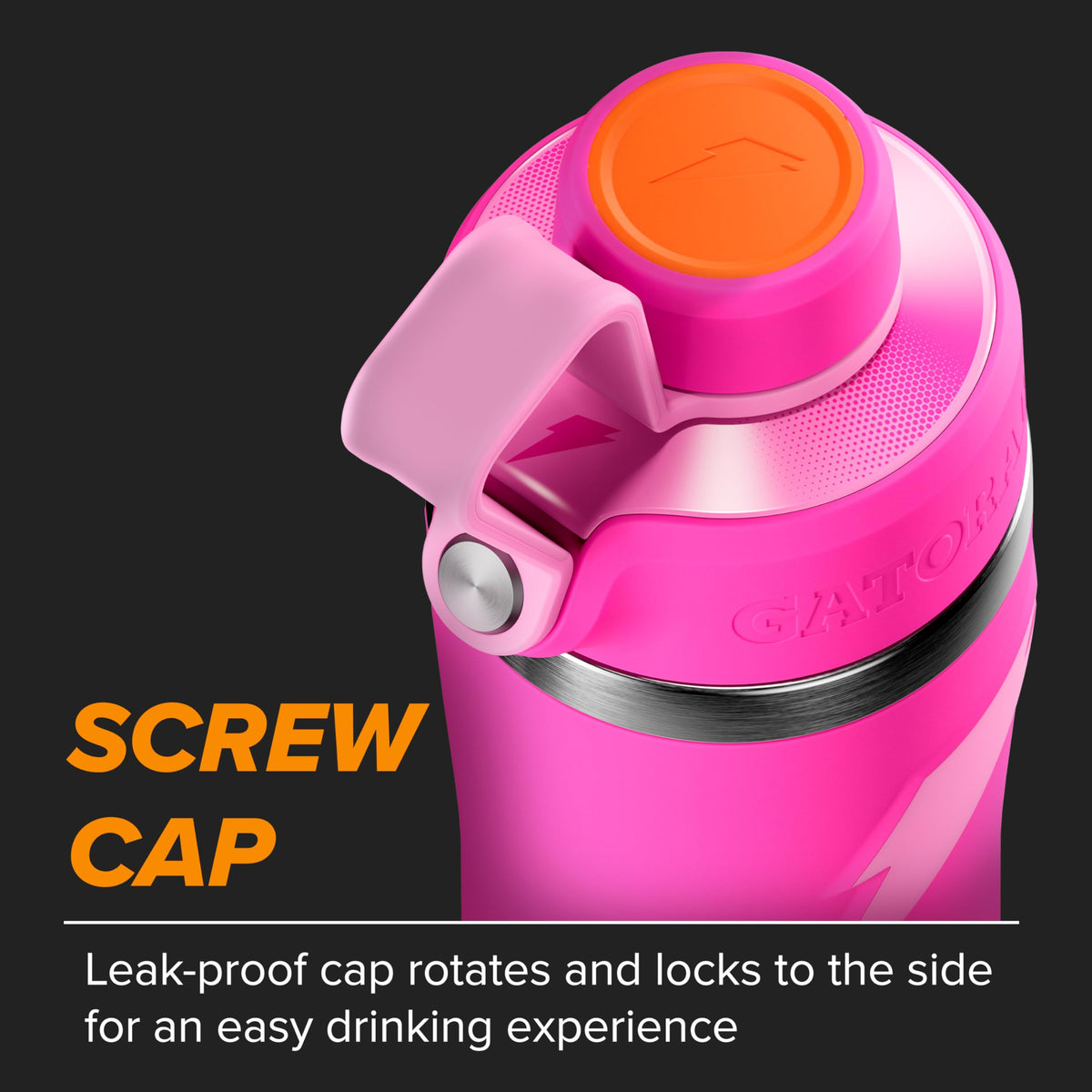 Gatorade Overtime straw compatibility for easy sipping on the go