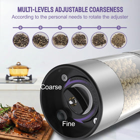 Stainless steel body with adjustable coarseness control