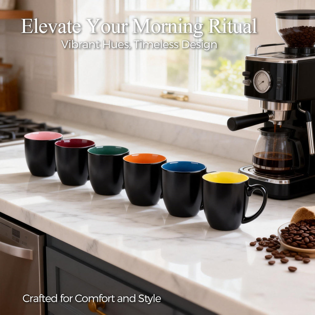 GBhome mug with stable base to reduce spills