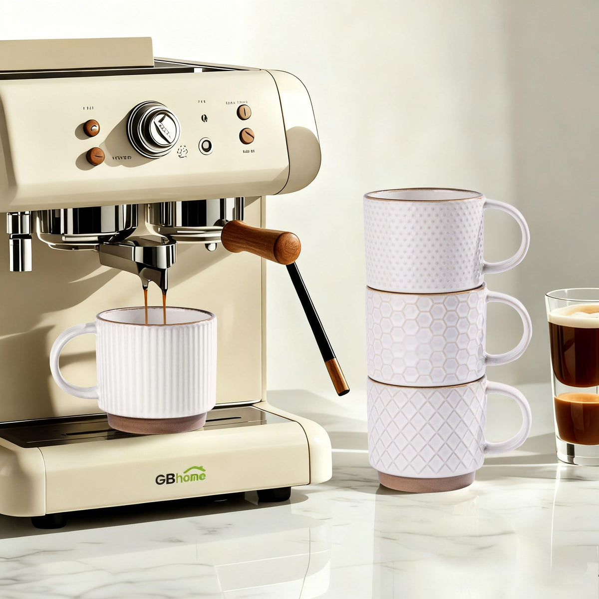 GBhome dishwasher- and microwave-safe mug for easy cleaning