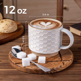 GBHOME mug design is dishwasher and microwave safe for easy care.